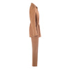 Gucci by Tom Ford Camel Two-Piece Pant & Wrap Blouse Ensemble - '90s