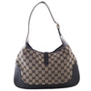 Secondhand Gucci Vintage GG Canvas Hobo Bag with Leather Trim – '00s