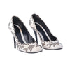 Secondhand Alexander Mcqueen Floral Cutwork Leather Pumps -'00s