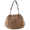 Secondhand Saint Laurent Nadja Brown Floral Suede Handbag – '00s