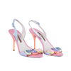 Secondhand Sophia Webster Jemima Crystal Pastel Slingback Sandals - '10s
