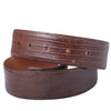 Secondhand Andrea Barnett Brown Genuine Teju Lizard Leather Belt - '90s