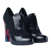 Secondhand Fendi Black Leather Multicolor Pumps -'20s
