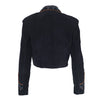 Secondhand Patricia Wolf Embellished Suede Western Jacket in Black - '90s