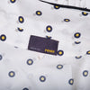 Secondhand Fendi White Silk Shirt Dress with Polka Dot Print and Contrast Hem- '10s