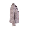 Secondhand Fendissime by Fendi Pink Brown Logo Jacquard Tailored Blazer Jacket