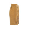 Secondhand Gianni Versace Vintage Ochre Suede Bermuda Shorts - '80s