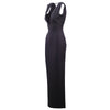 Secondhand Solace London Black Maxi Dress -'10s