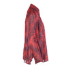 Secondhand Lawrence Steele Red Palm Print Silk Blouse - '00s