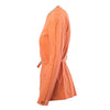 Secondhand Fendi 365 Orange Linen Belted Safari Jacket -'90s