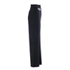 Secondhand Giorgio Armani Black Tailored Trousers with Leather Details- '90s