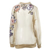 Secondhand Givenchy Floral Sequin Embellished Sheer Sweatshirt - '10s