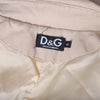 Secondhand Dolce & Gabbana Beige Trench Coat With Back Graphic- '90s