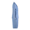 Secondhand Valentino Night Blue Viscose Skirt Suit - ’90s