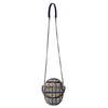Secondhand Chanel 19A Egypt Multicolor Tweed Minaudière Clutch on Chain with Gold Hardware - '10s