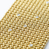Vintage Gold Bracelet with Brilliant-Cut Diamonds – '80s