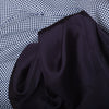 Secondhand Gucci Vintage Navy & White Micro-Check High-Waist Midi Skirt - '90s