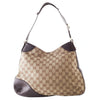 Secondhand Gucci GG Canvas Hasler Horsebit Shoulder Bag - '10s