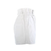 second hand Hermès White Calfskin Leather Paperbag Shorts - '20s