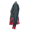 Secondhand Christian Dior by John Galliano Vintage Leather Embellished Denim Bar Jacket - '00s