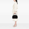 Secondhand Gucci GG Suede Web Dome Handbag