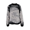 Secondhand Brunello Cucinelli black & white sequin knit sweater - '10s