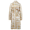 Secondhand Tao by Comme des Garçons Gold Baroque Pattern Trench Coat - '10s