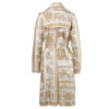 Secondhand Tao by Comme des Garçons Gold Baroque Pattern Trench Coat - '10s