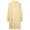 Secondhand Chloé Lemon Yellow Hemp And Silk Coat With Gold Buttons - '10s