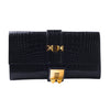Secondhand Hermès 2017 Shiny Mississippi Alligator Medor 23 Clutch - '10s