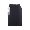 second hand Chanel Spring 1997 Black Wool CC Button Skirt Suit- '90s