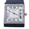 Secondhand Cartier Art Déco Diamond & Onyx Wristwatch in Platinum and Gold, Circa 1925