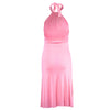 Secondhand Class Roberto Cavalli Pink Fluid Halterneck Dress - '00s