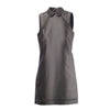 Secondhand Max Mara Green Sleeveless A-Line Dress with Collar- '10s
