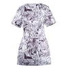 Secondhand Alexander McQueen x Yoshiyasu Tamura Manga Print Mini Dress - '00s