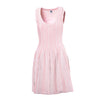 Secondhand Missoni Pink Ribbed Knit Sleeveless Skater Dress - '10s