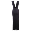 Secondhand Solace London Black Maxi Dress -'10s
