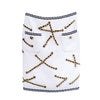 Secondhand Moschino Resort White Gold Chain Skirt - '10s
