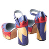 Secondhand Marc Jacobs Multicolor Leather Platform Pumps - '10s