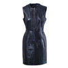 Secondhand Richmond Black Leather Tailored Dress - '00s