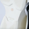 Secondhand Prada White Leather T-Strap Platform Wedge Sandals - '10s