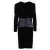 Secondhand Jeunesse Black Dress Bow Satin - '90s