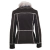 Secondhand Prada Vintage Wool Jacket with Fur Collar - '10s