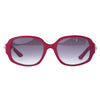 Secondhand Cartier Trinity Audrey 440 Red Acetate Sunglasses - '20s