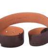 Secondhand Andrea Barnett Brown Genuine Teju Lizard Leather Belt - '90s