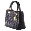 Secondhand Dior Medium Lady Vintage Cannage Nera - '90s