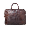 Secondhand Pierre Cardin Brown Crocodile Leather Top Handle Bag - '00s