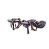 Secondhand Gucci Leather Colorblock Pattern T-Strap Sandals- '10s