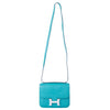 Secondhand Hermès Constance 18 Turquoise (T9) Matte Alligator – Palladium Hardware - '00s