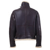 Secondhand Versace Leather Shearling Jacket - '00s